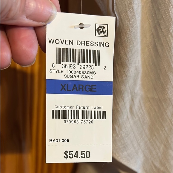 JM Collection Women's Tan Layered Blouse NWT - Picture 7 of 7